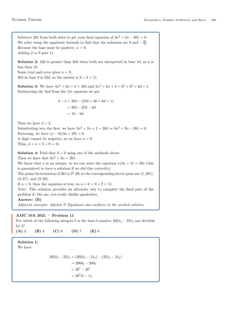 AMC 10 — By-Topic-Complete — sample page