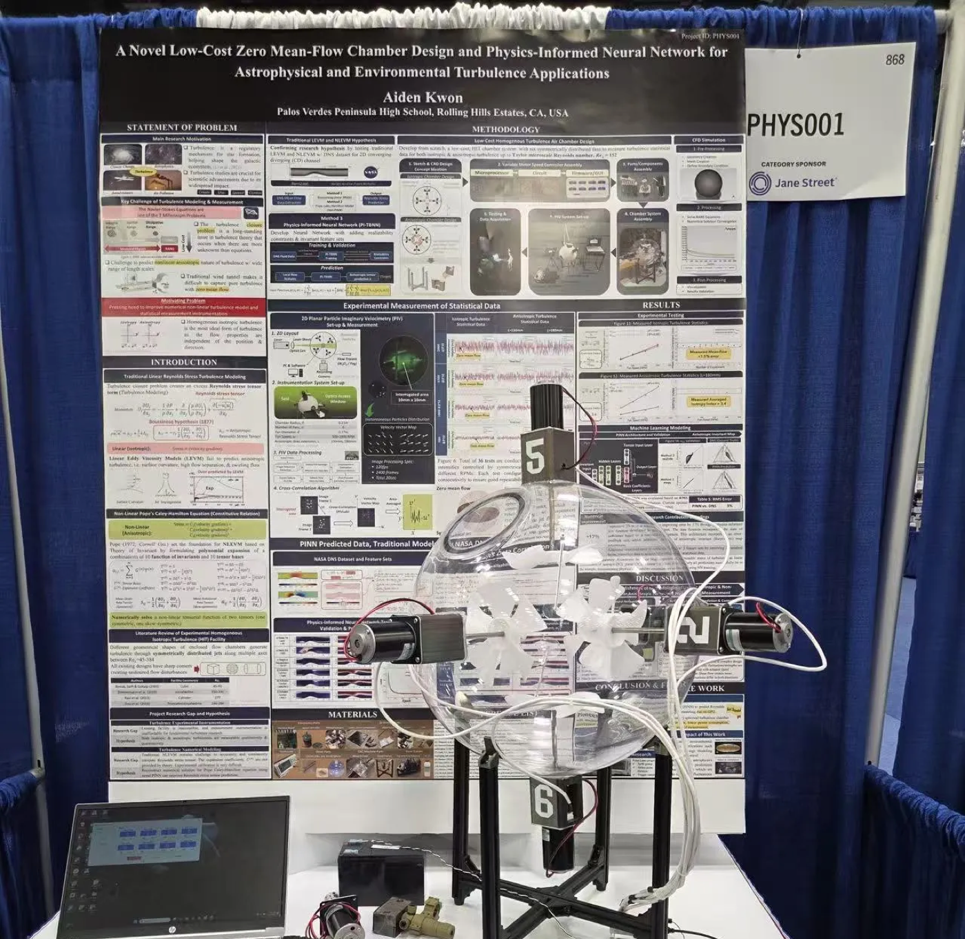 Project S1414 (now 001) at the ISEF finals in Columbus