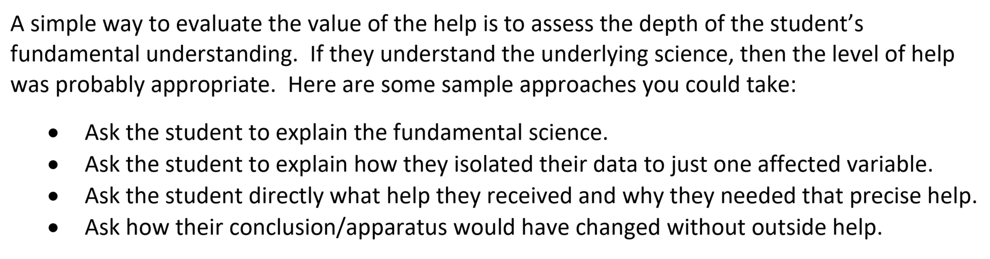 Category 2 question framework