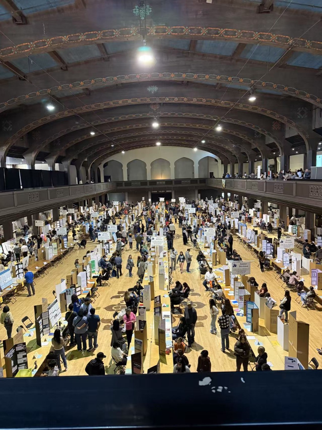 LACSEF judging hall interior